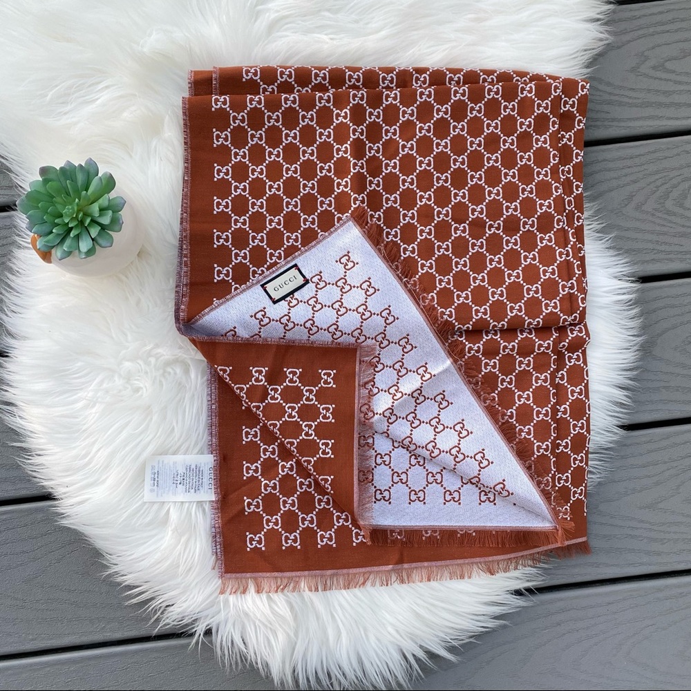 Gucci Monogram Scarf/Wrap